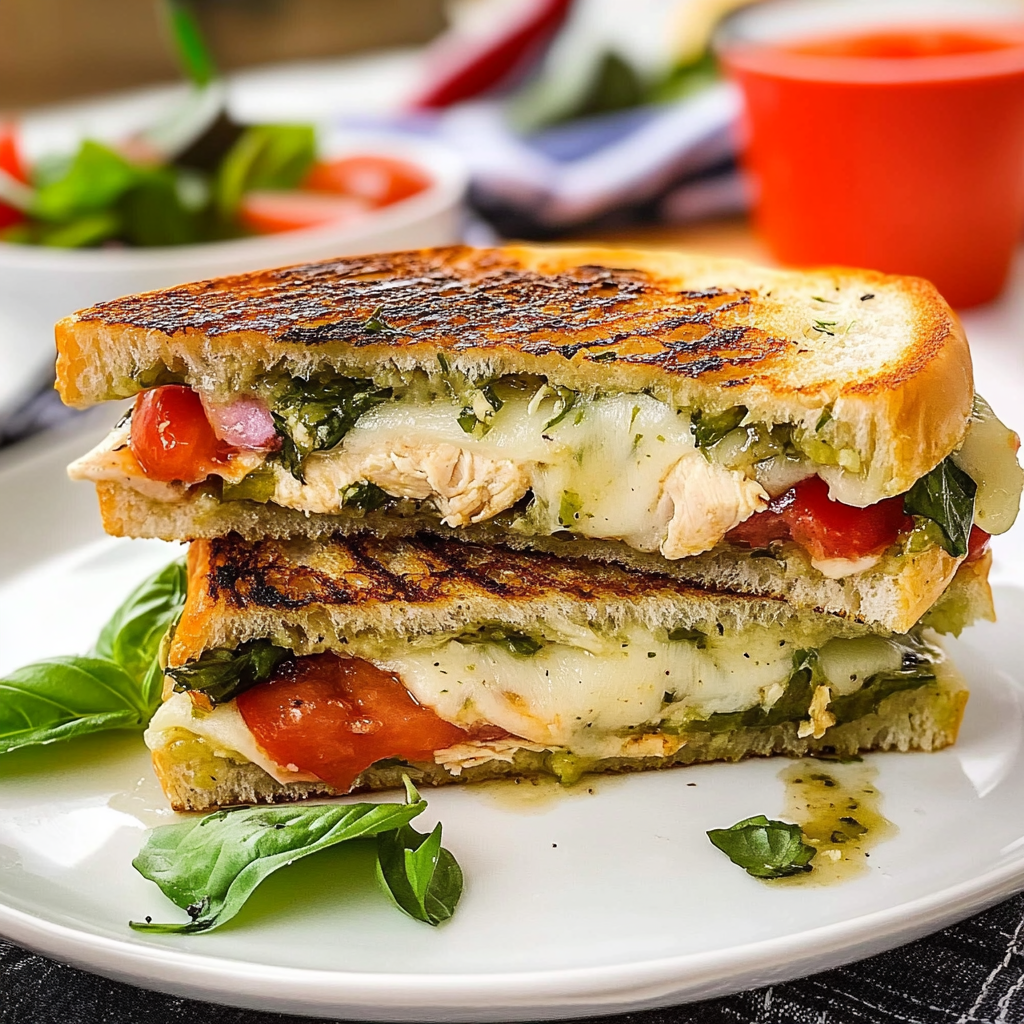 Caprese Chicken Panini: A Flavorful Meal in Minutes!