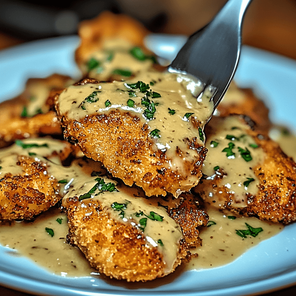 Crispy Parmesan Chicken with Garlic Sauce you’ll love!
