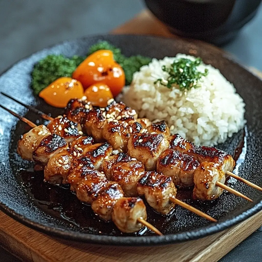 Grilled Chicken Yakitori Skewers: A Flavorful Delight!