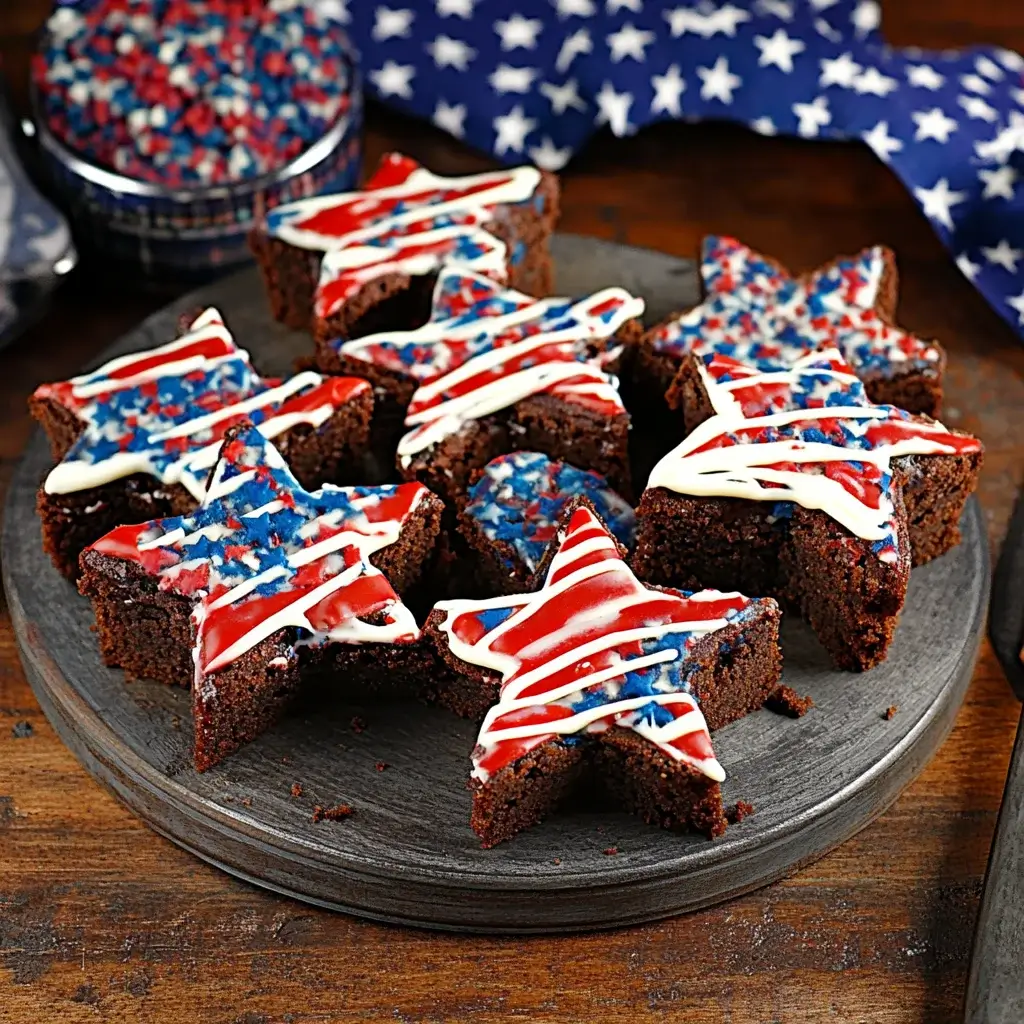 Patriotic Star Brownies: A Fun Recipe for Celebrations!