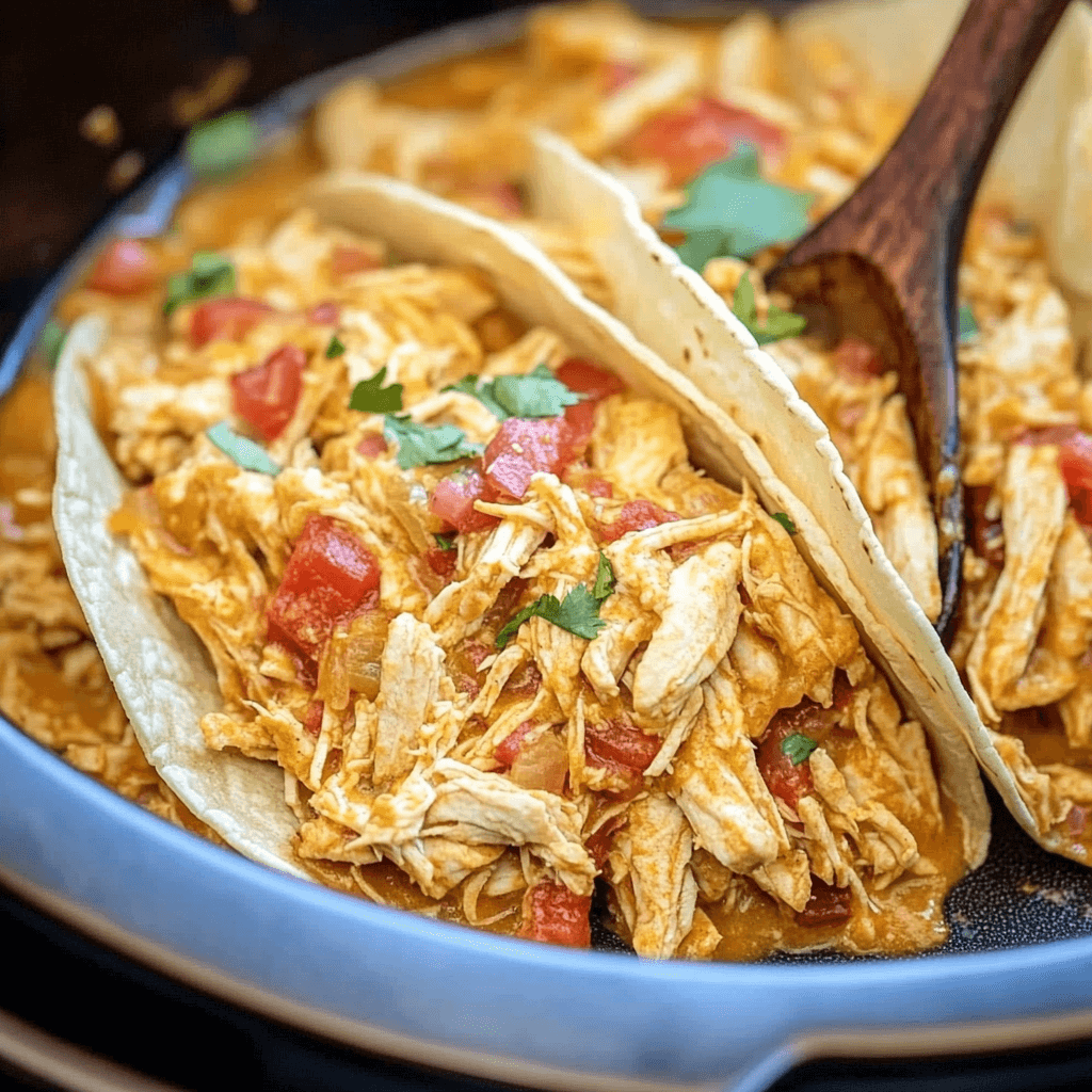 Slow Cooker Queso Chicken Tacos: Your Family’s New Favorite!