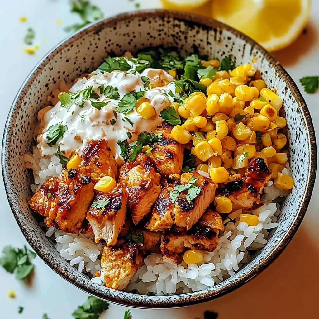 Street Corn Chicken Rice Bowl: A Must-Try Recipe!