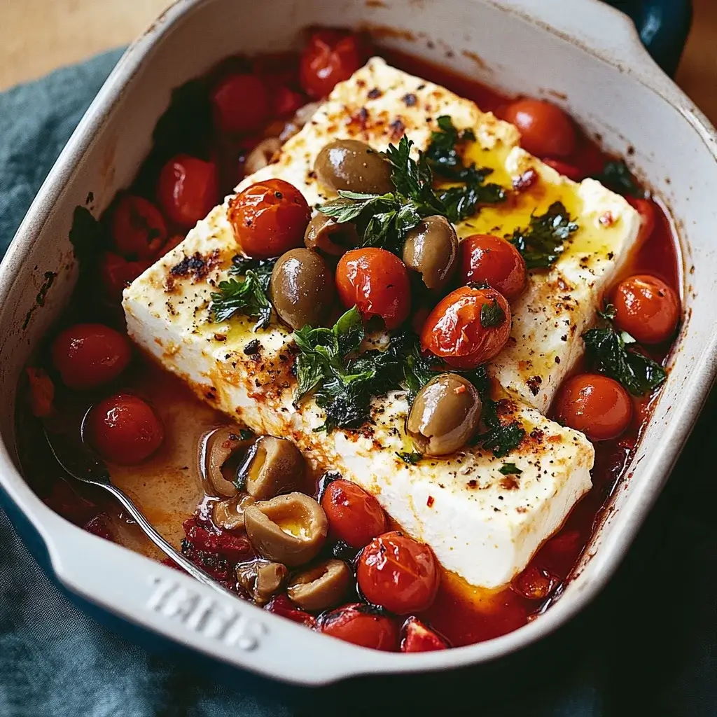Baked Feta with Cherry Tomatoes and Olives: A Must-Try Recipe