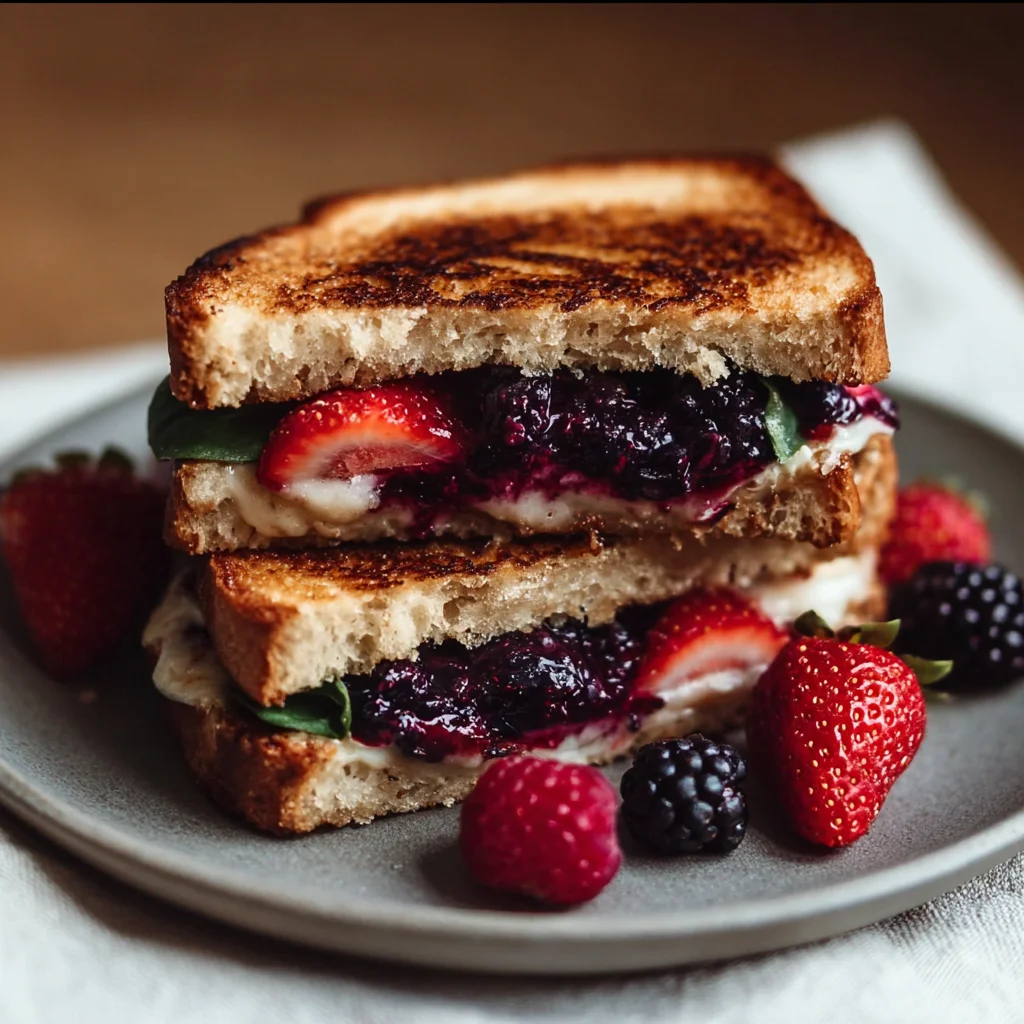 Balsamic Berry Vegan Grilled Cheese: A Taste Sensation!