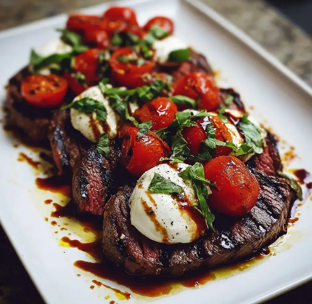 Balsamic Caprese Grilled Steak: A Flavorful Delight!