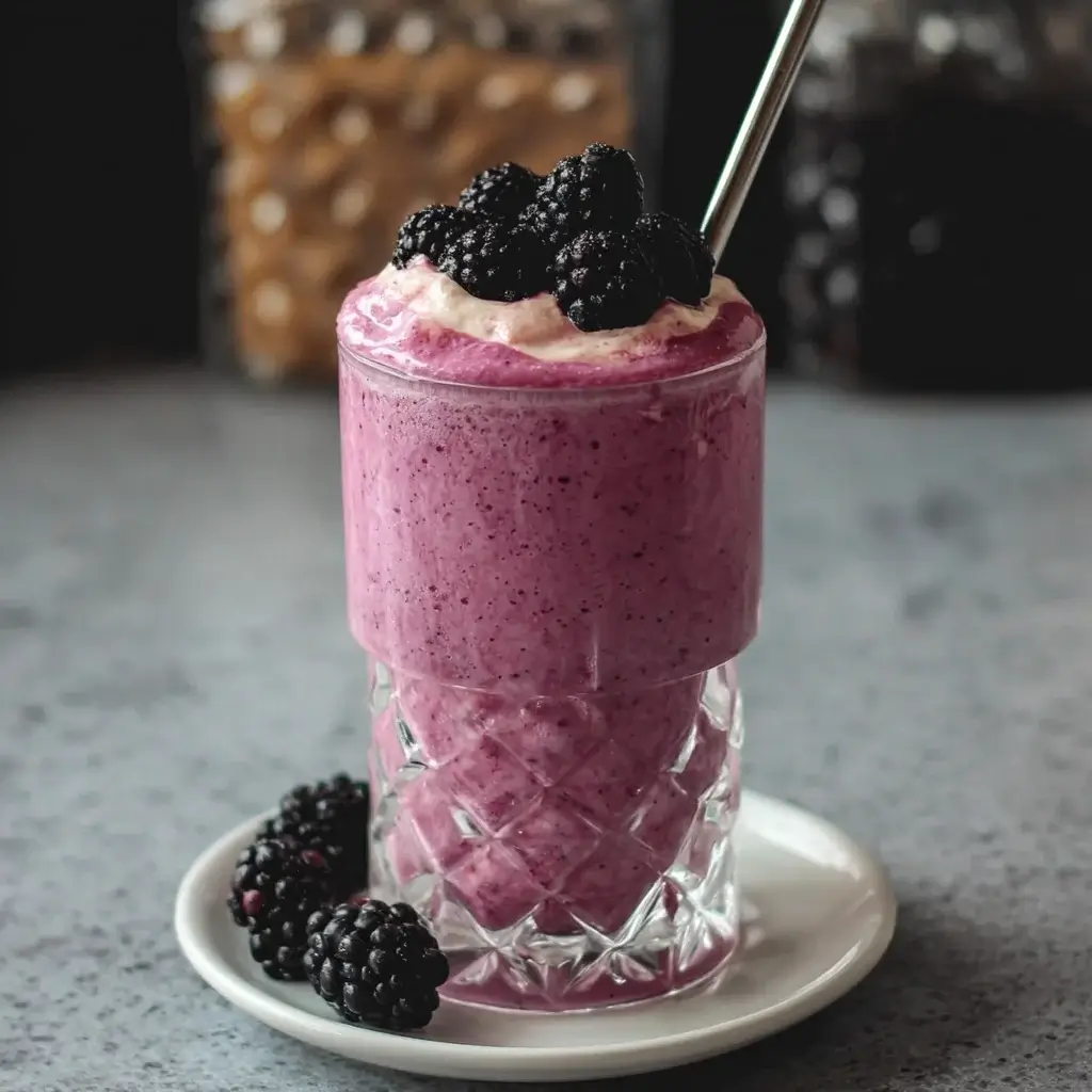 Blackberry Bliss Milkshake: A Creamy Delight Awaits!