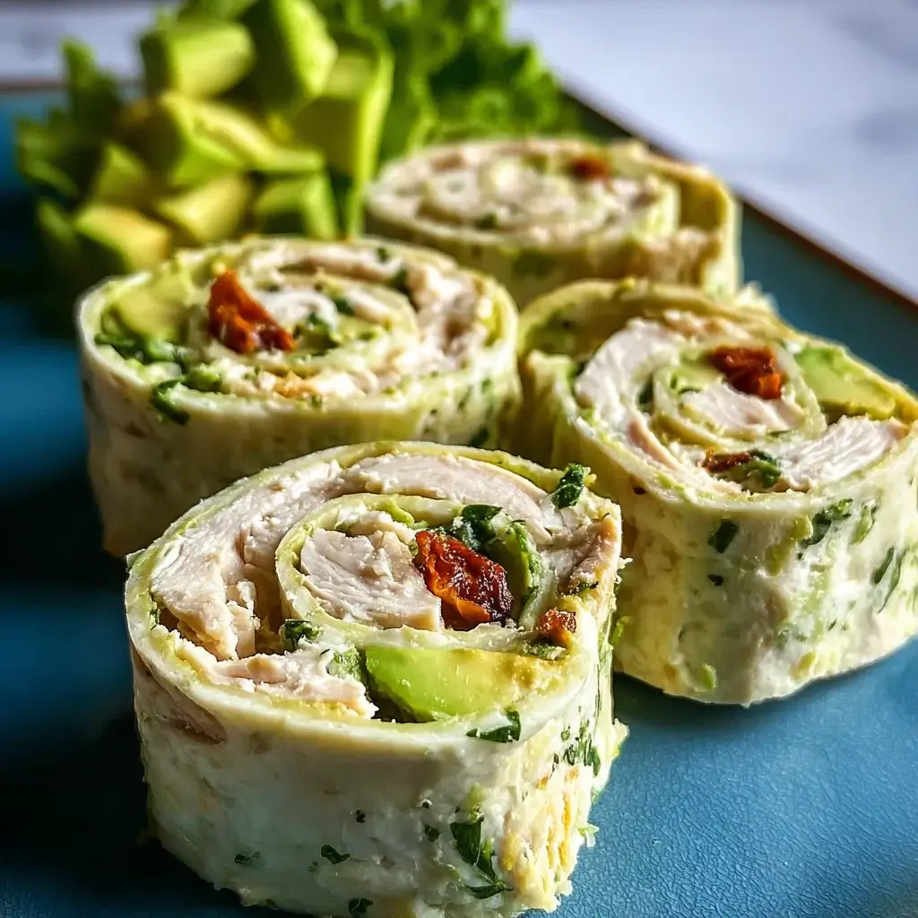 Chicken Avocado Salad Pinwheels: A Tasty Twist Awaits!