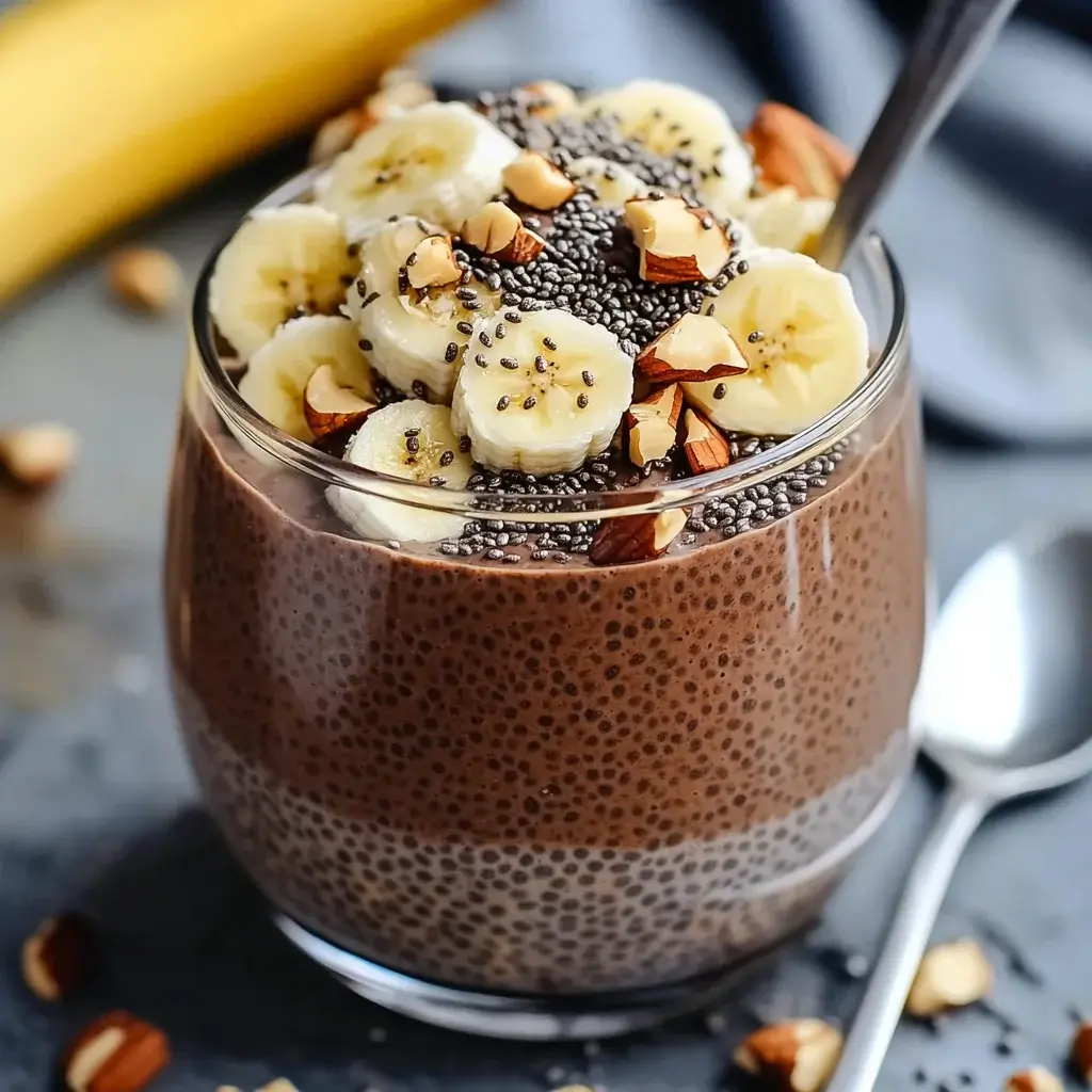 Chocolate Banana Hazelnut Chia Pudding: A Dreamy Delight!