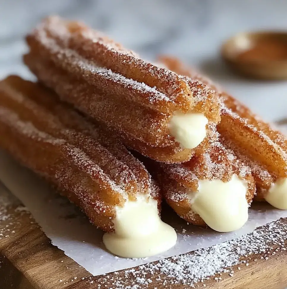 Churros with Vanilla Cream Filling: A Sweet Delight Recipe