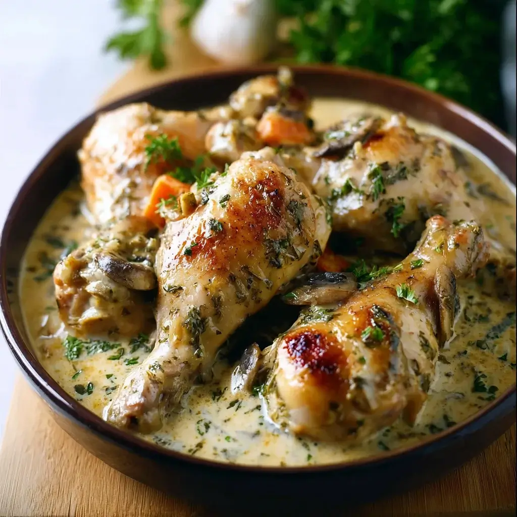 Creamy Chicken Legs with Herbs: Unlock This Simple Recipe!
