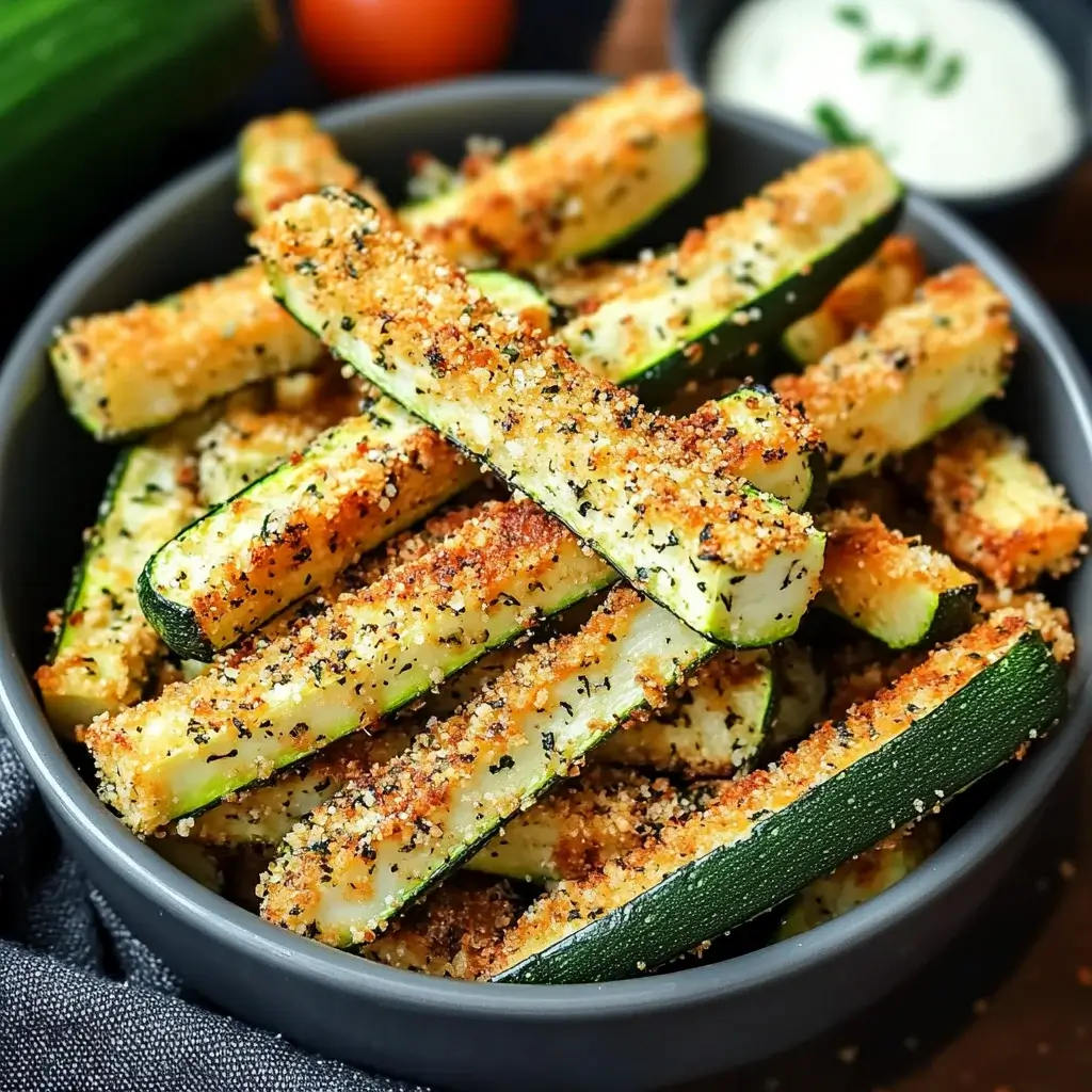 Crispy Air Fryer Zucchini Fries that Everyone Will Love!