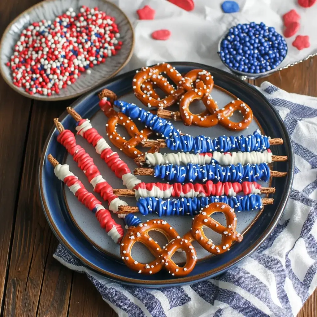 Patriotic Pretzel Bites: A Festive Recipe Delight!