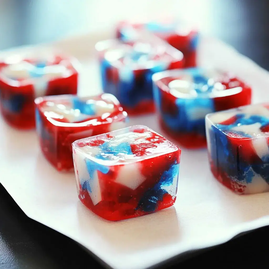 Red, White, and Blue Jello Cups: A Festive Delight!