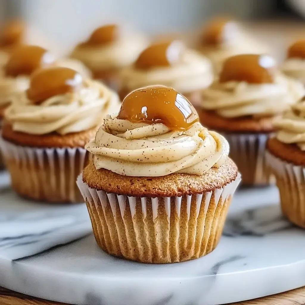 Salted Caramel Cinnamon Cupcakes that Delight Every Bite!