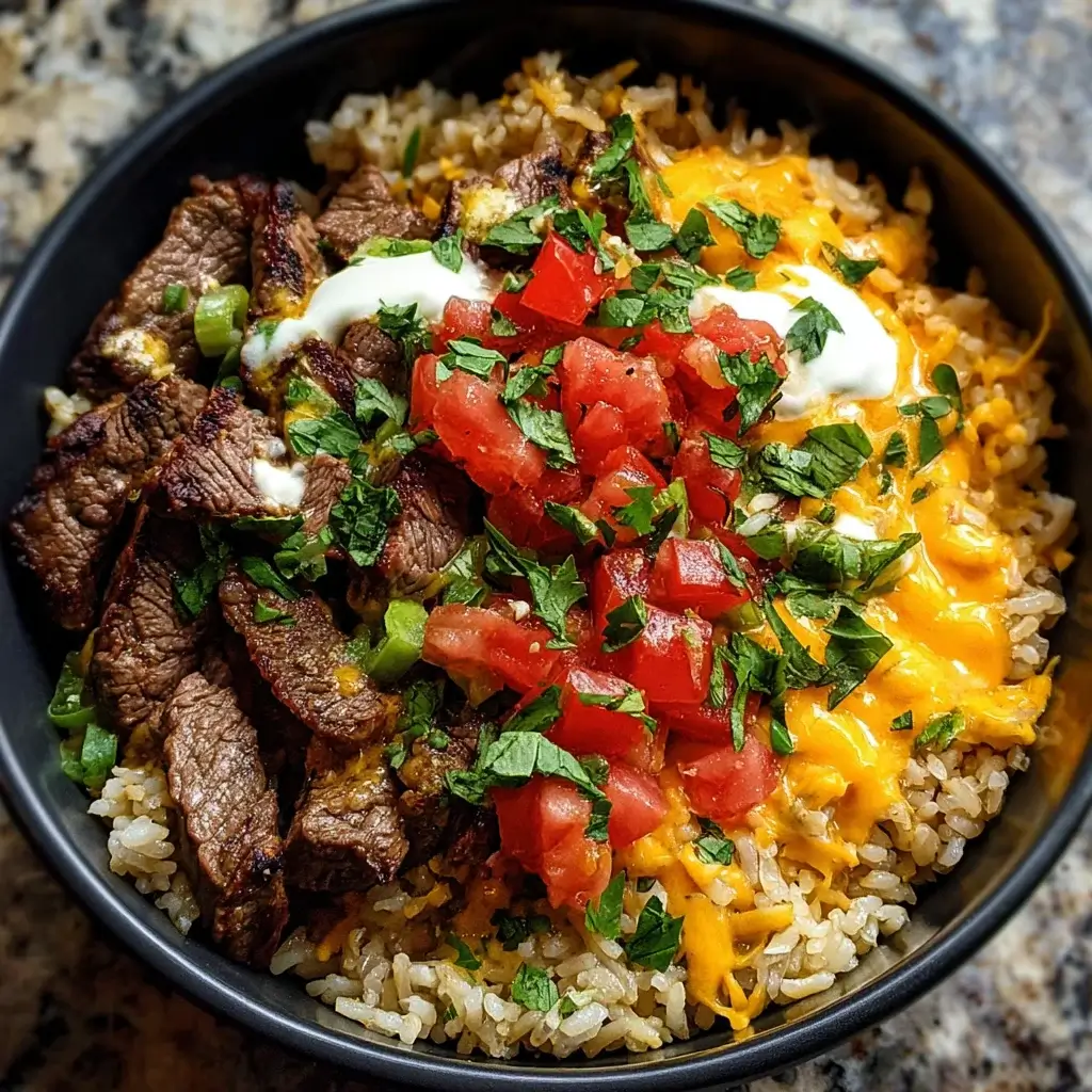 Steak Queso Rice Bowl: Discover Your New Favorite Meal!