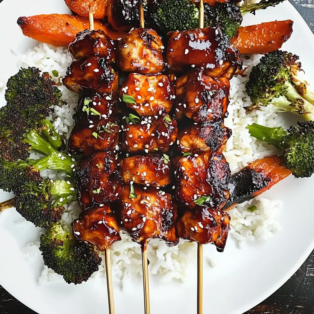 Sweet and Savory Bourbon Chicken Skewers Transform Your Grill!