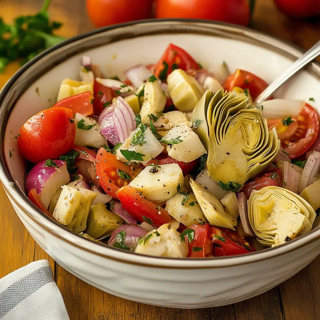 Artichoke and Tomato Salad: A Fresh, Flavorful Delight!