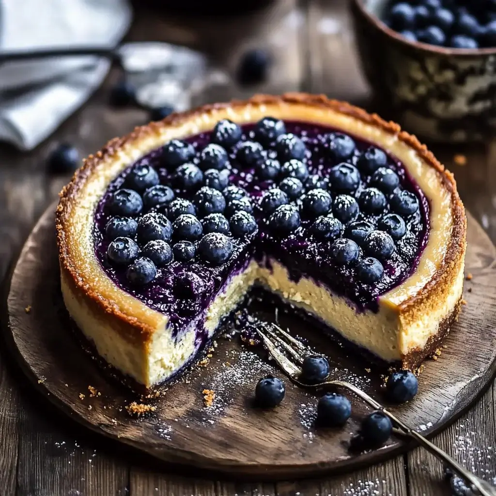 Blueberry Basque Cheesecake: A Must-Try Delight!