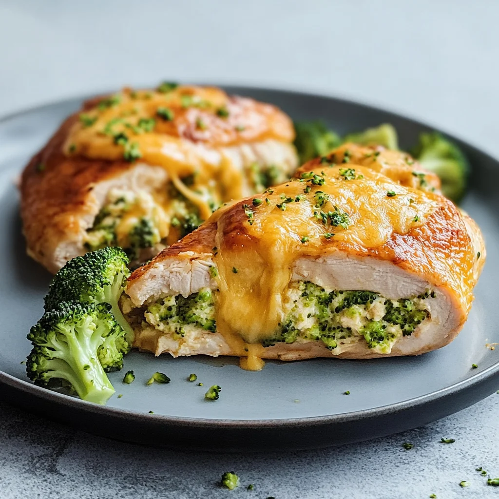 Broccoli Cheddar Stuffed Chicken: A Flavorful Delight!