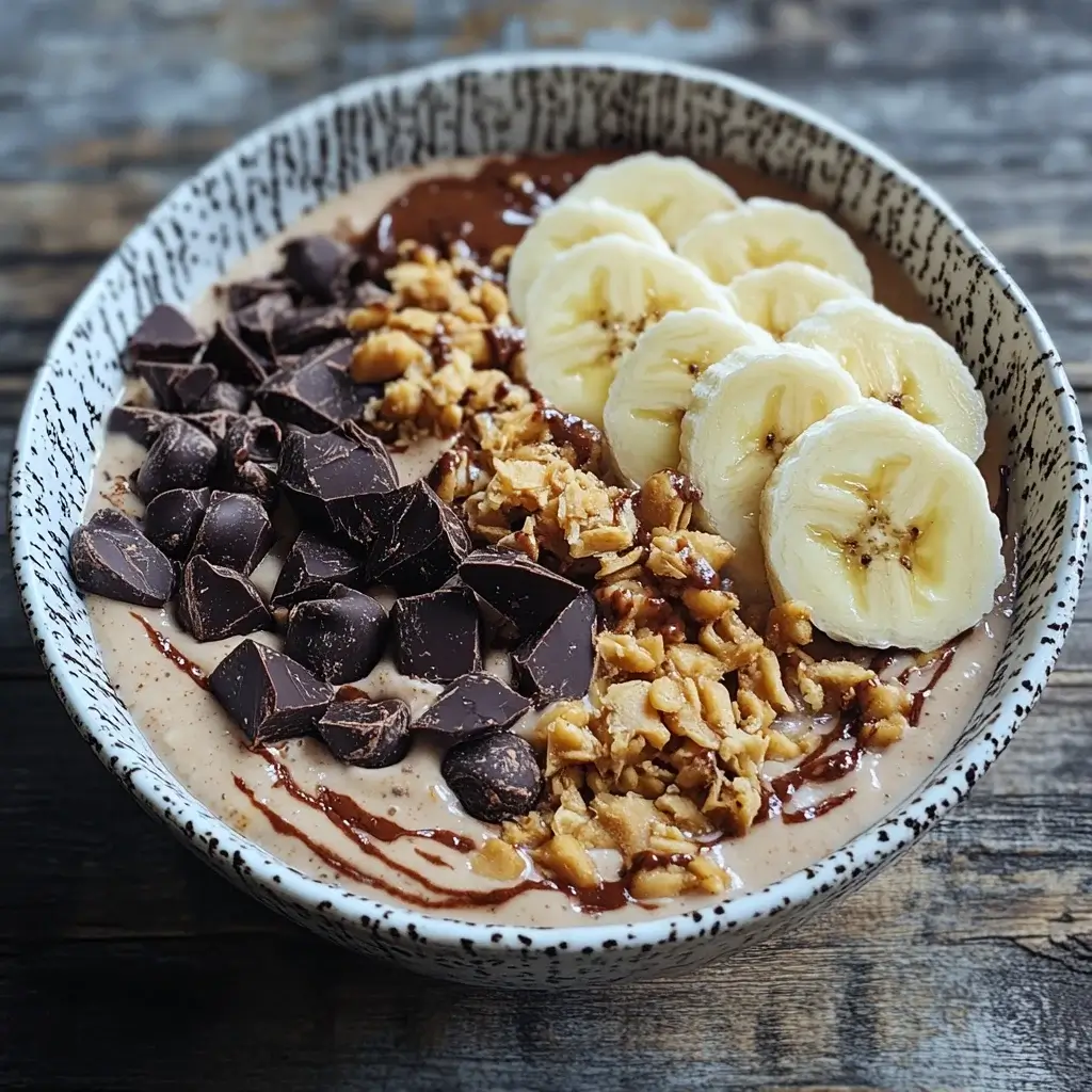 Chocolate Peanut Butter Banana Yogurt Bowl: A Delightful Treat!
