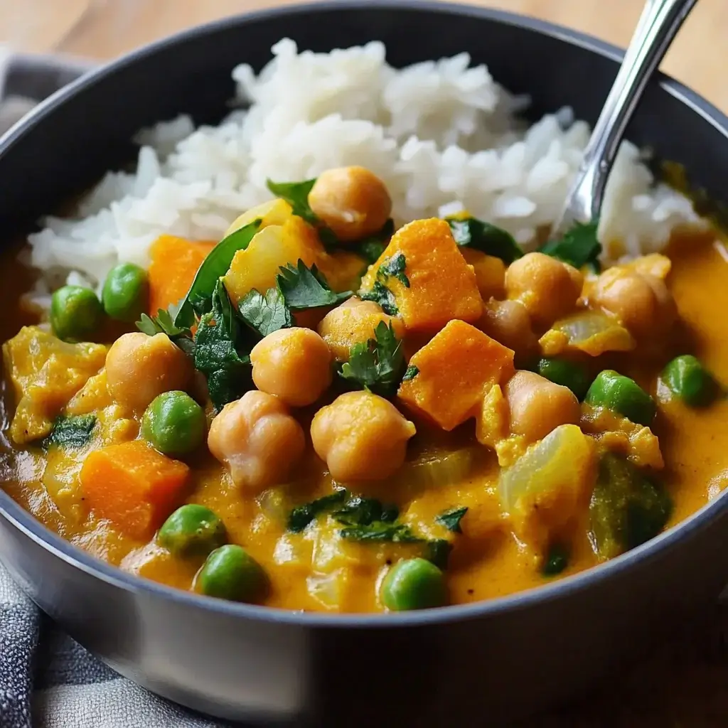 Coconut Chickpea Curry: A Quick Flavor-Packed Recipe!