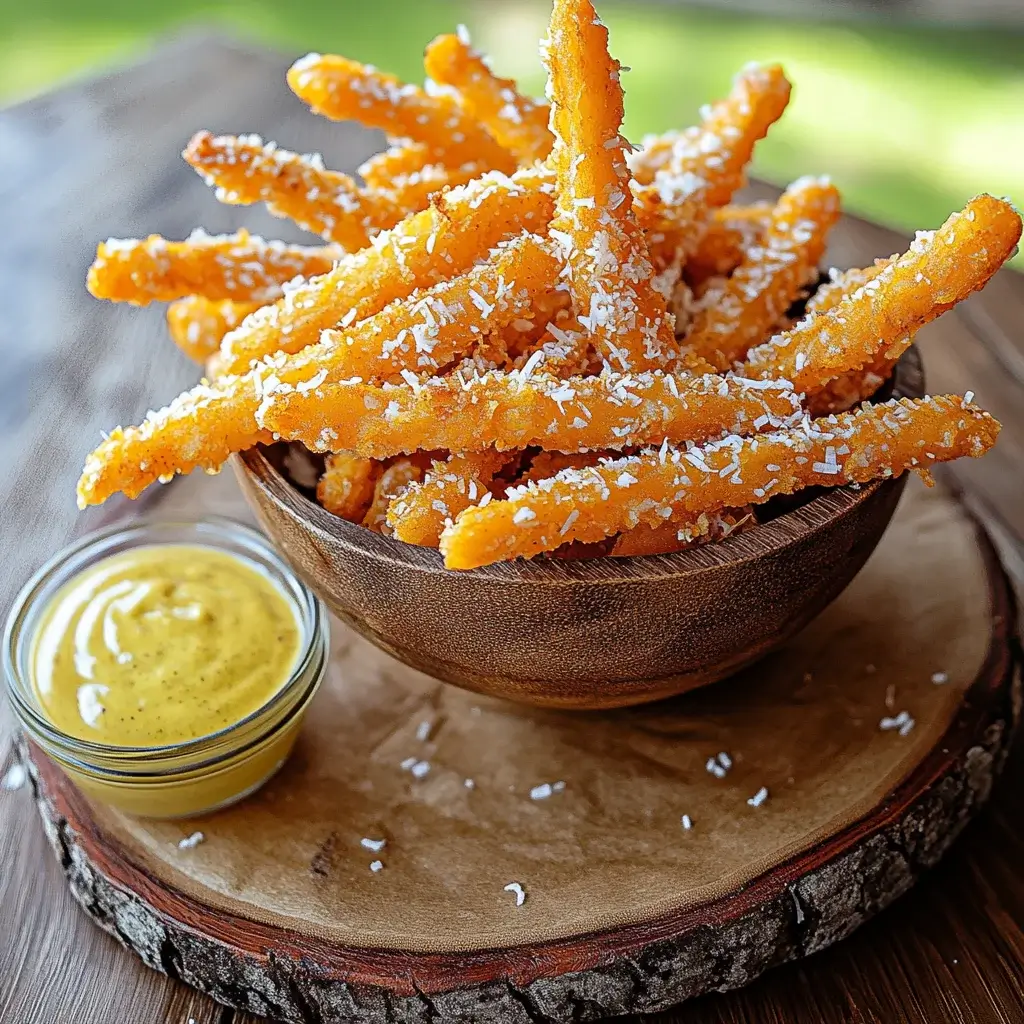 Coconut Tempura Sweet Potato Fries: A Crispy Delight!