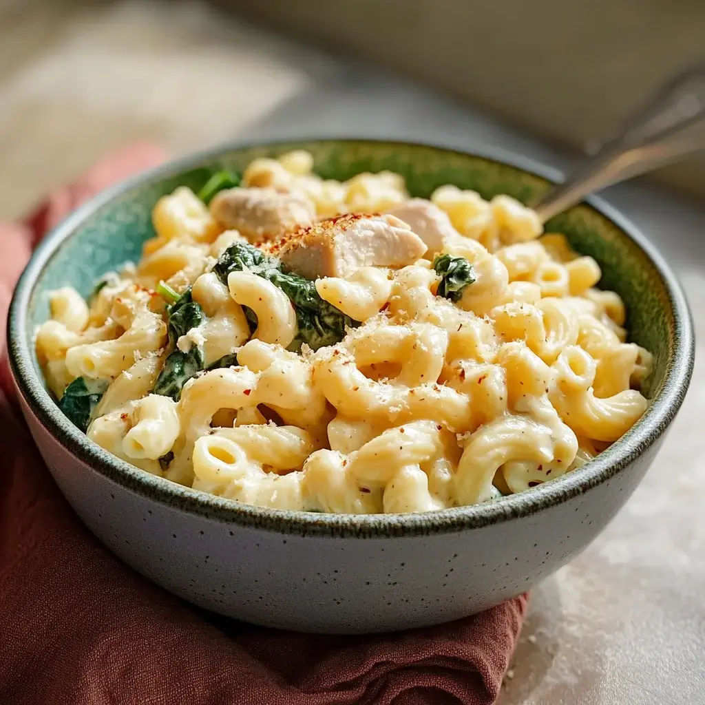 Creamy Cavatappi with Spinach and Chicken Recipe Unveiled!