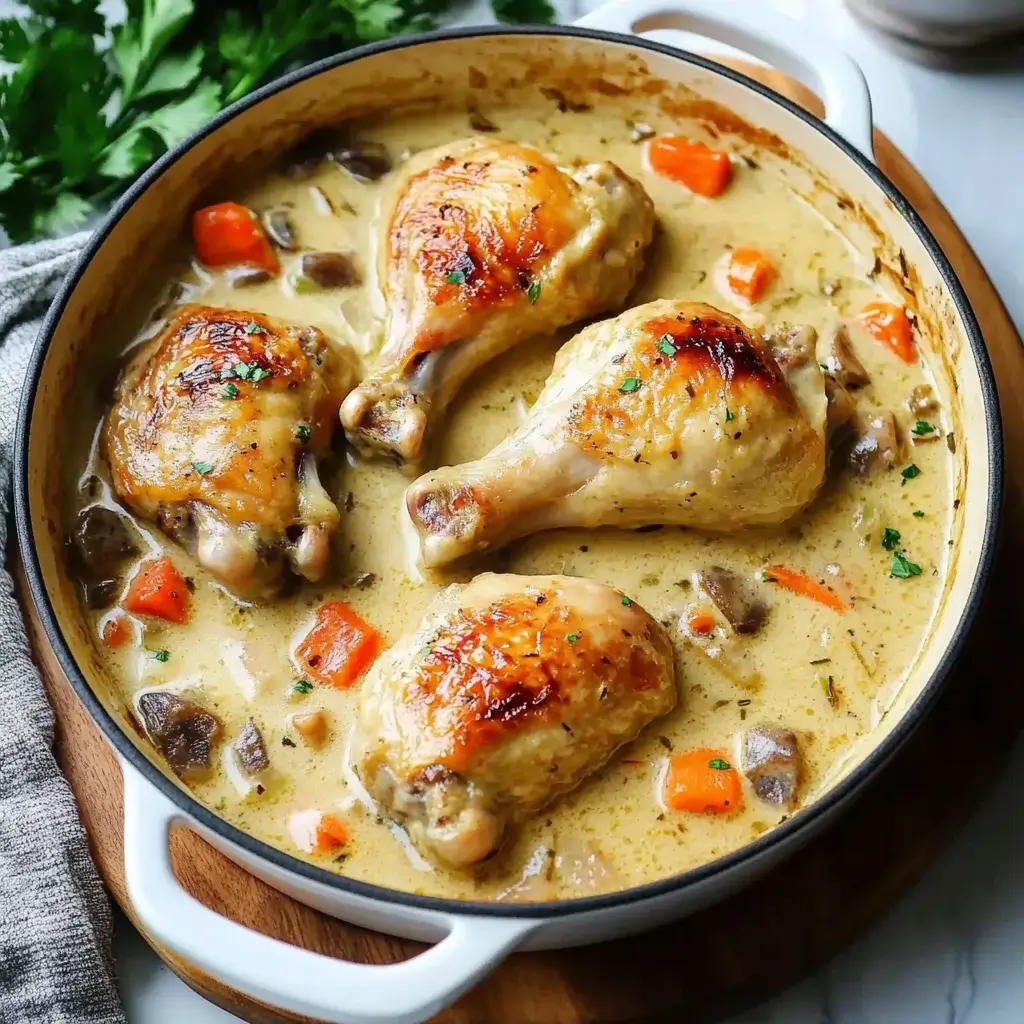 Creamy Chicken Legs Bake: A Simple Winning Recipe!