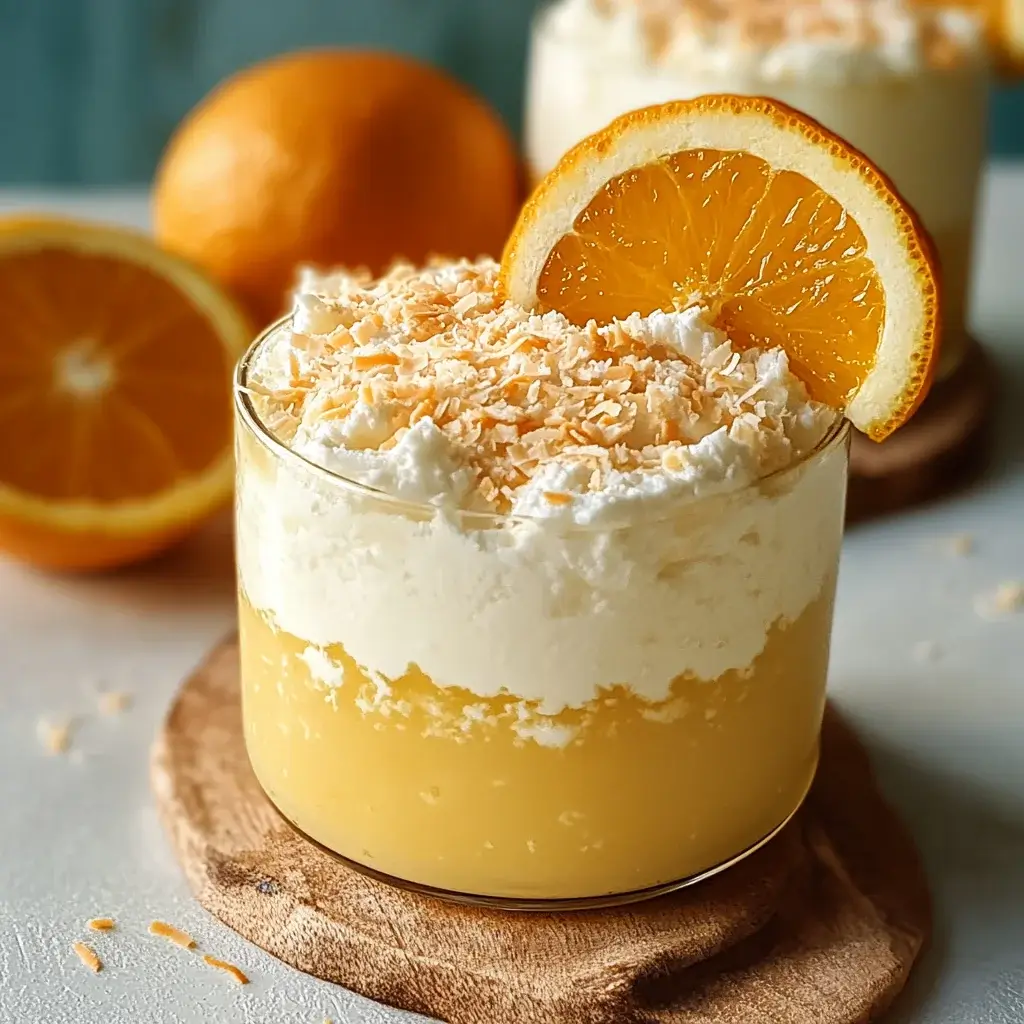 Creamy Orange Coconut Dream: A Refreshing Tropical Treat!