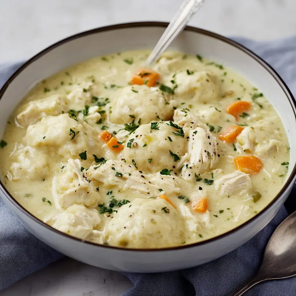 Creamy Stovetop Chicken and Dumplings Made Easy Today!