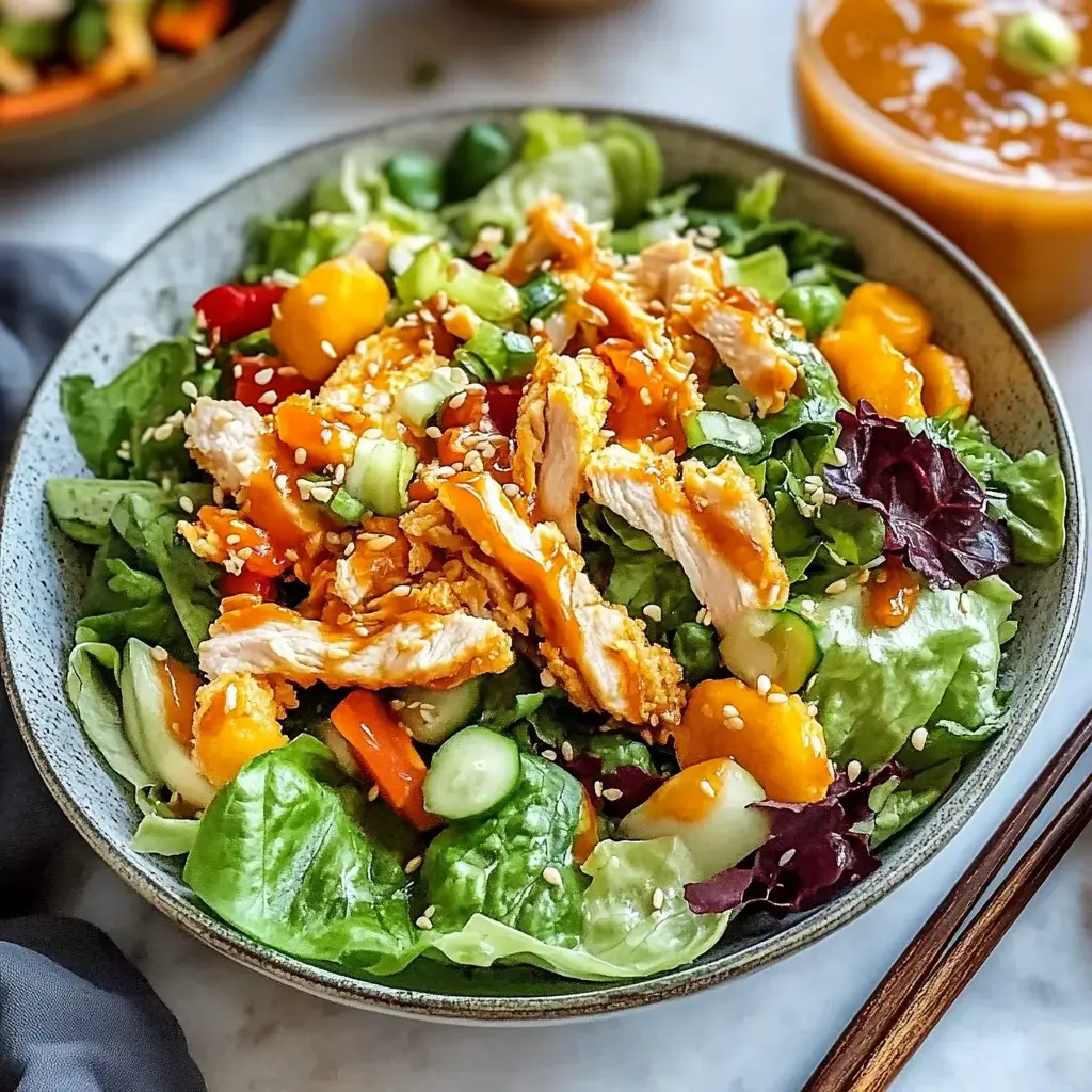 Crispy Chinese Chicken Salad: A Fresh Flavor Delight!