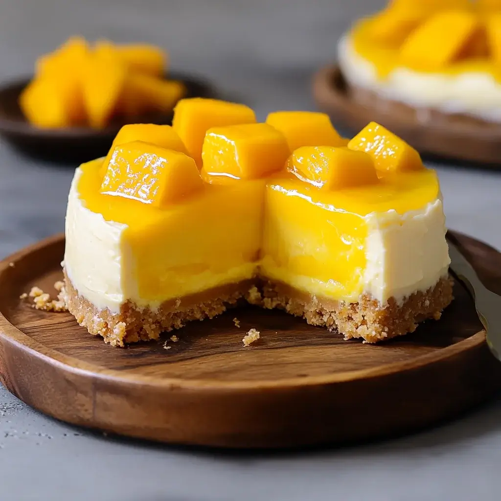 No-Bake Mango Cheesecake: A Sweet, Easy Delight!