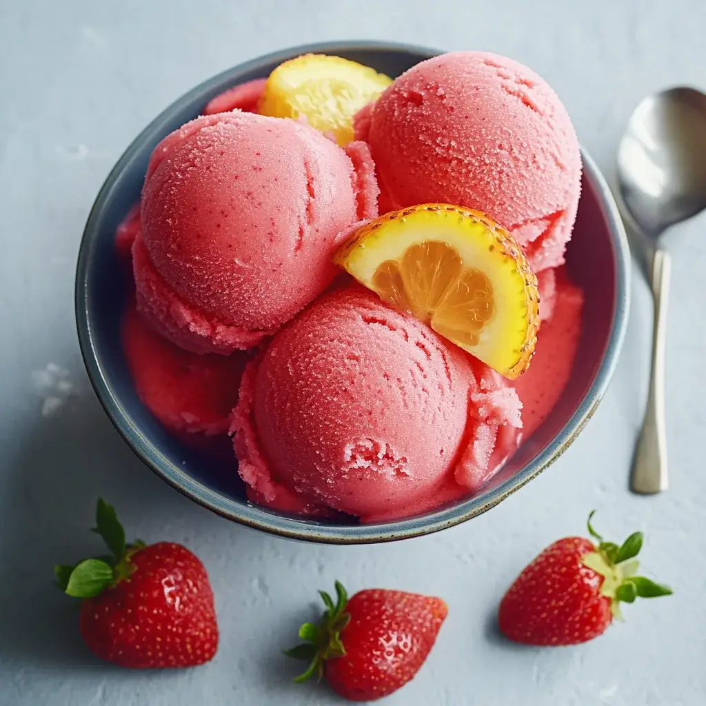 Strawberry Sorbet: Easy Recipe for Delicious Cool Treats!