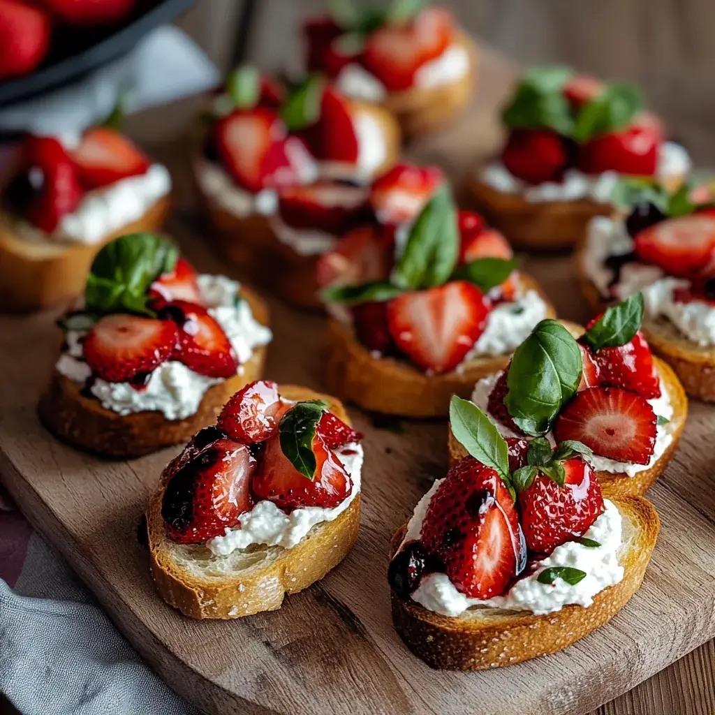 Strawberry Whipped Ricotta Crostini is a must-try recipe!