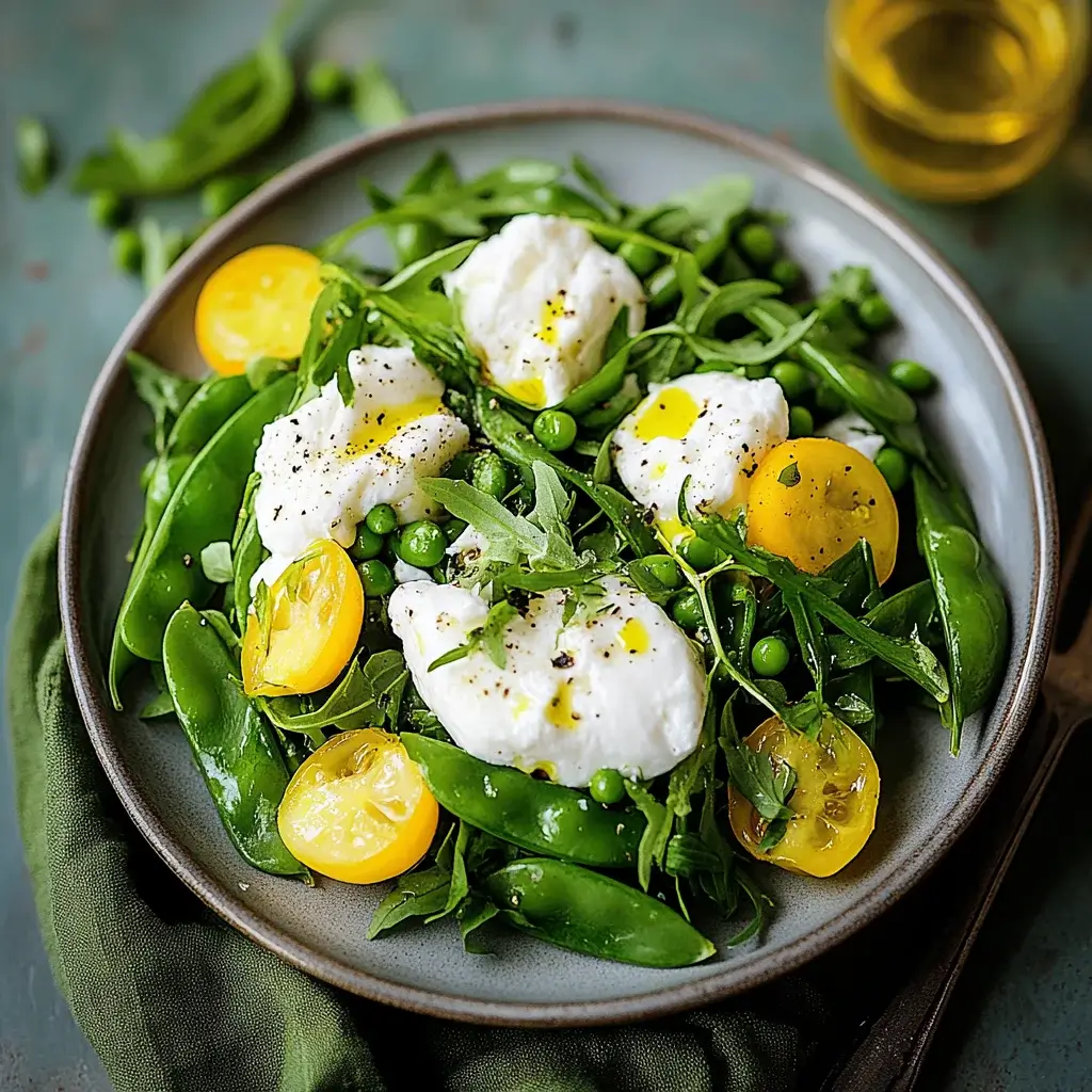 Sugar Snap Pea and Burrata Salad: A Fresh Delight!