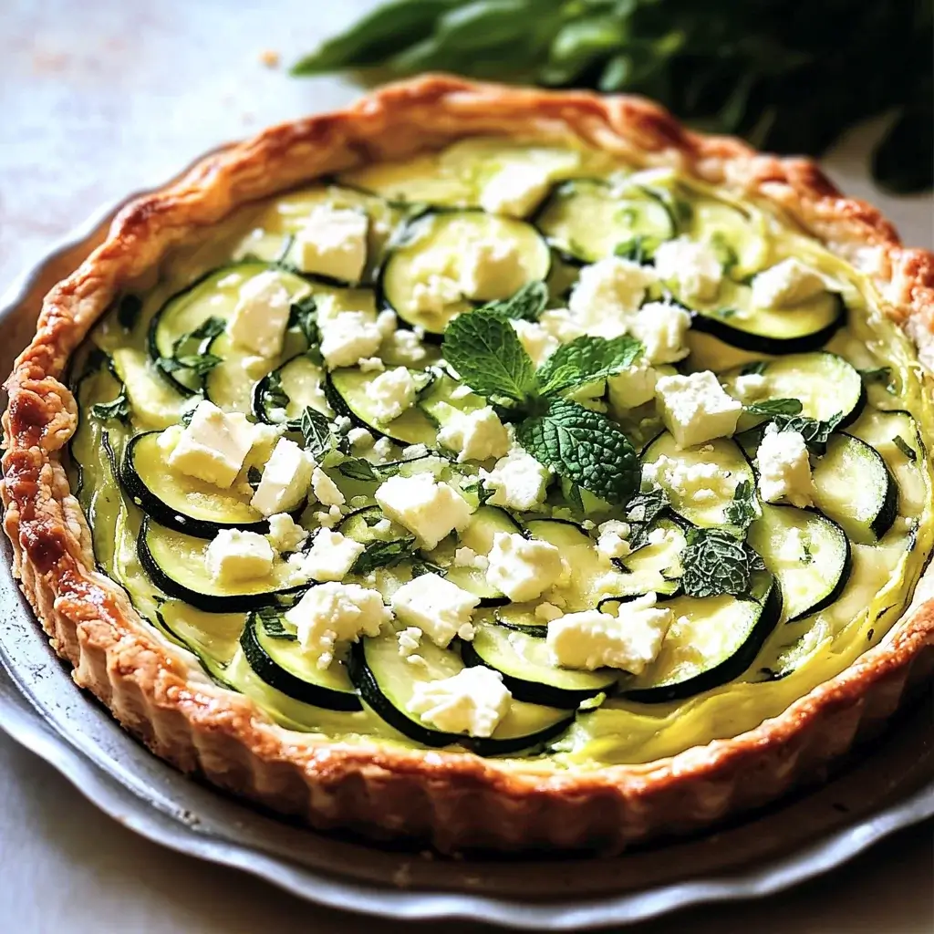 Zucchini, Feta, and Mint Tart: A Delicious Twist to Try!