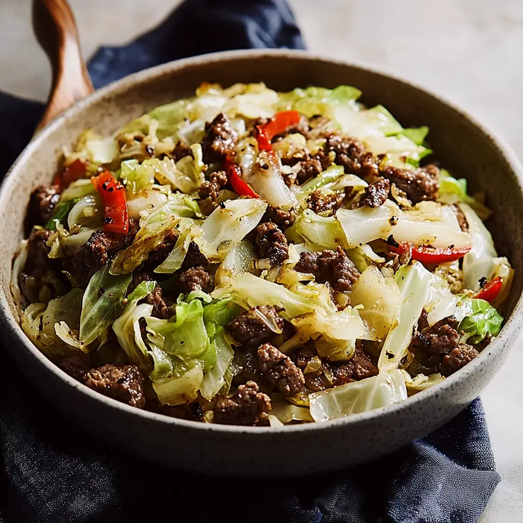 Black Pepper Beef and Cabbage Stir-Fry: A Flavorful Delight!