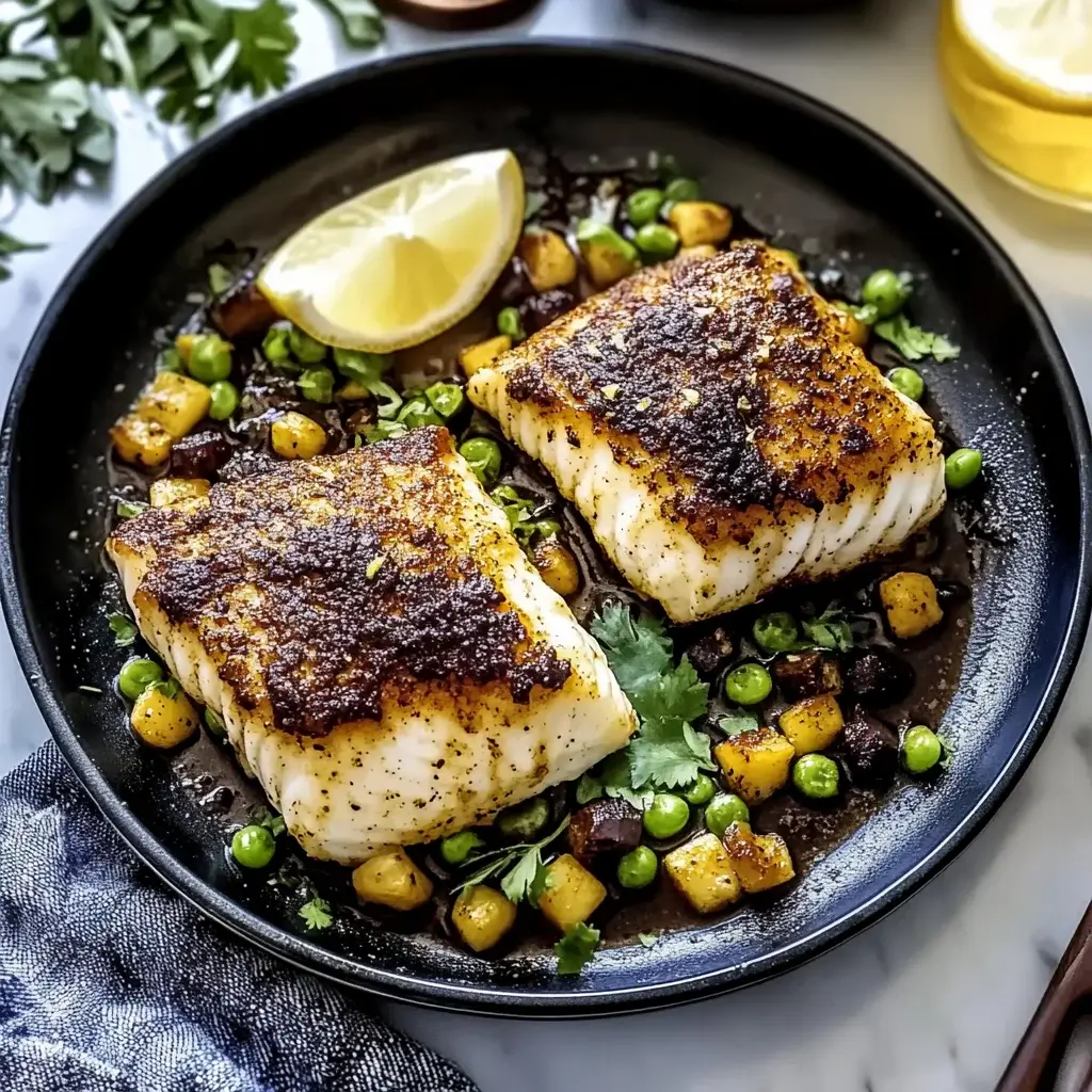 Blackened Cod with Lemon Butter Sauce is Irresistible!