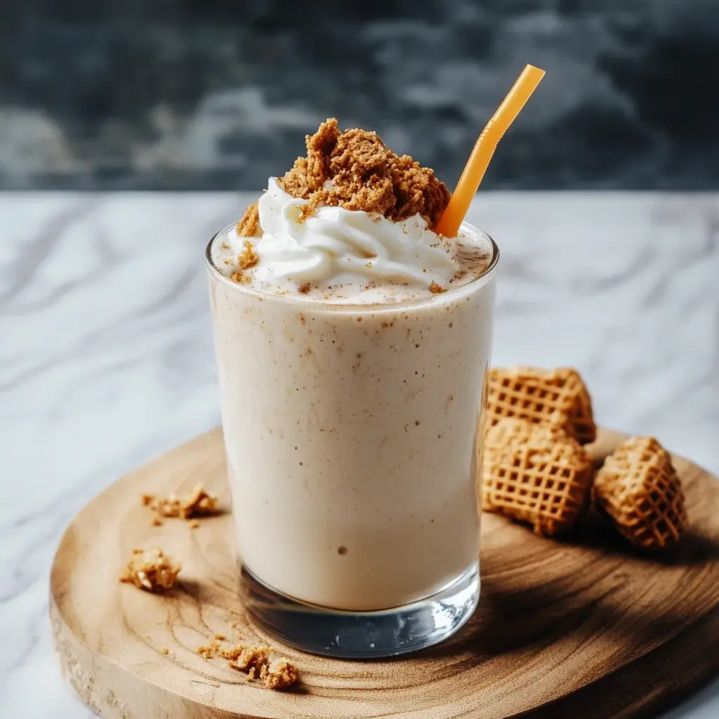Caramel Stroopwafel Milkshake: A Creamy Delight to Savor