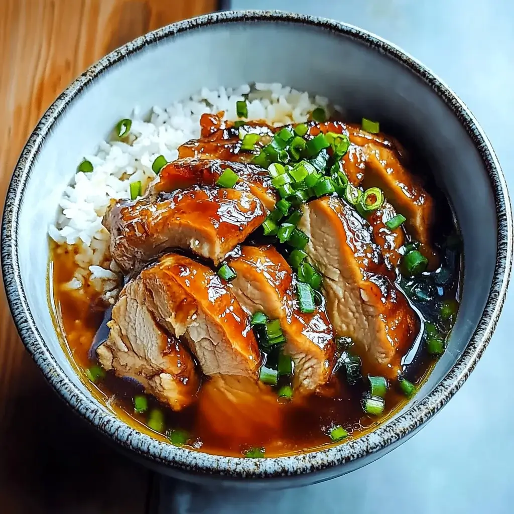 Caramelized Soy Chicken in Garlic Ginger Broth Made Easy!