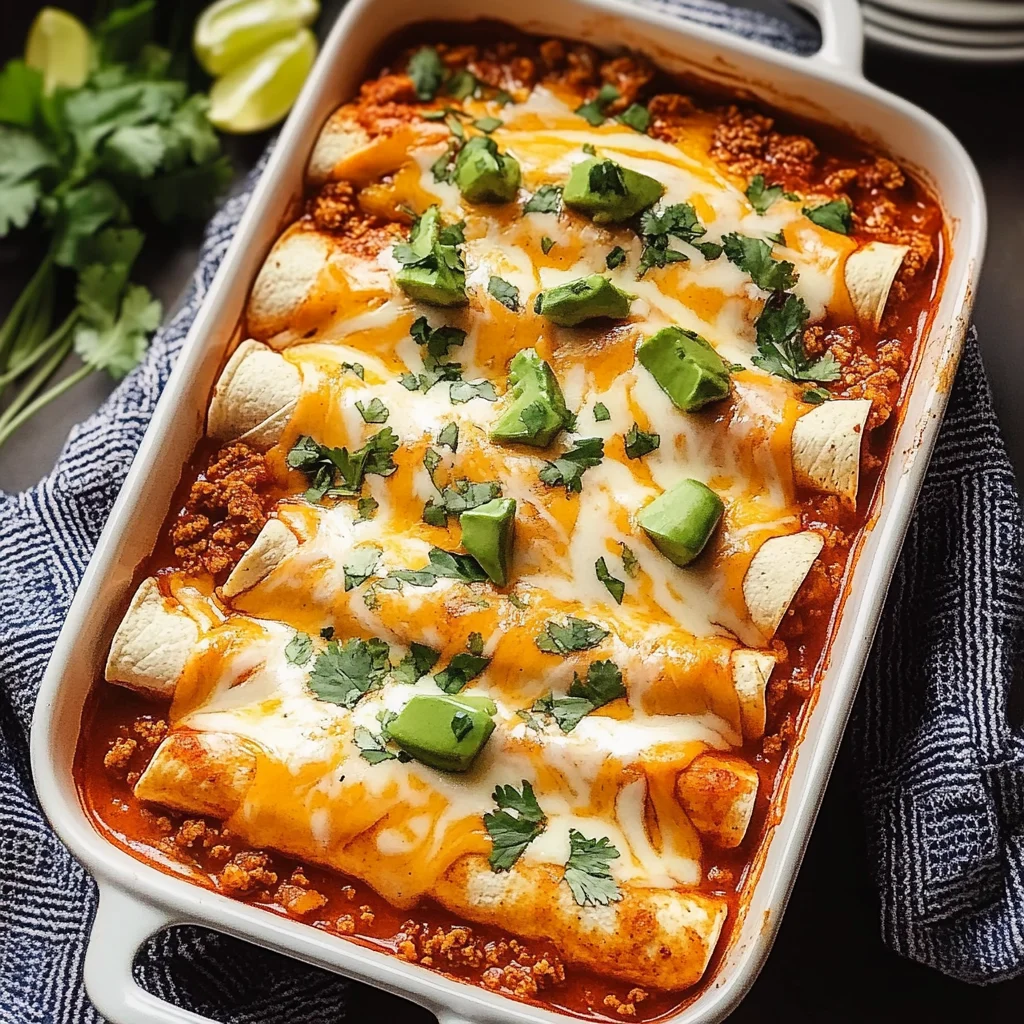 Cheesy Ground Turkey Enchiladas: A Delicious Family Meal
