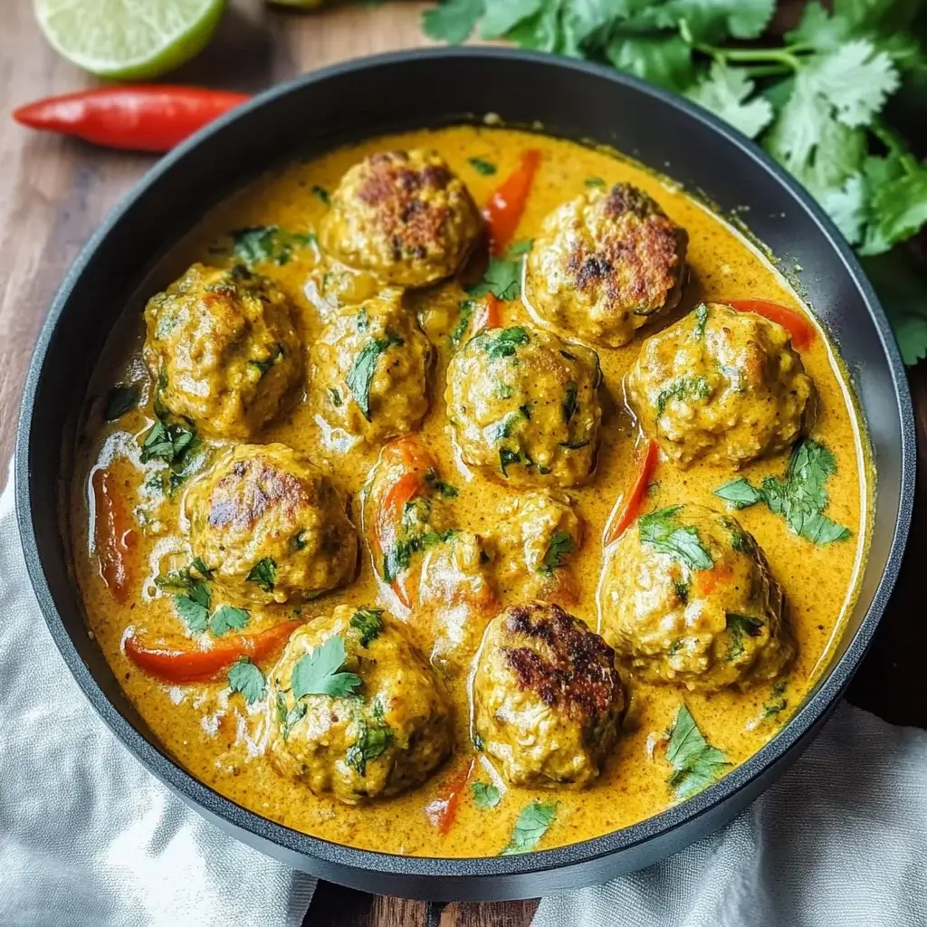 Coconut Curry Chicken Meatballs: A Delicious Recipe!