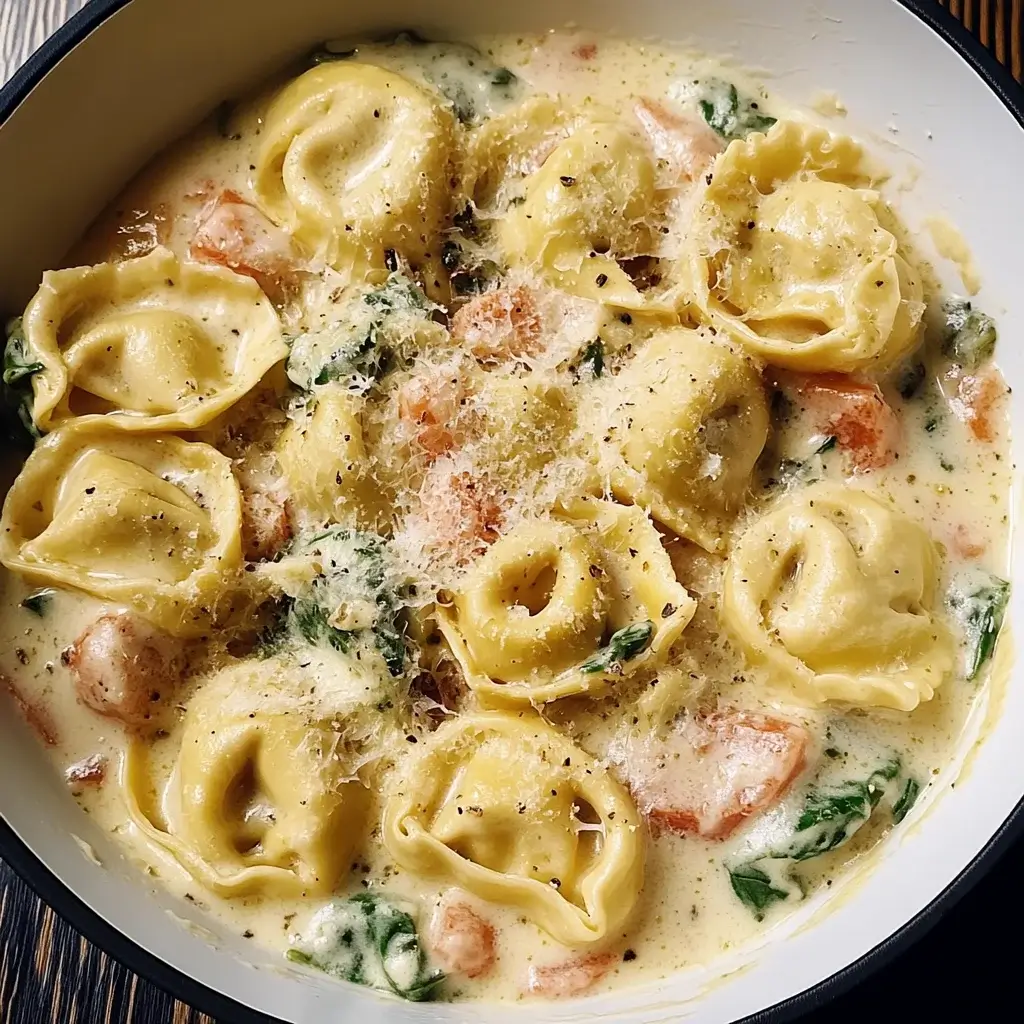 Creamy Spinach and Cheese Tortellini: A Delightful Recipe!