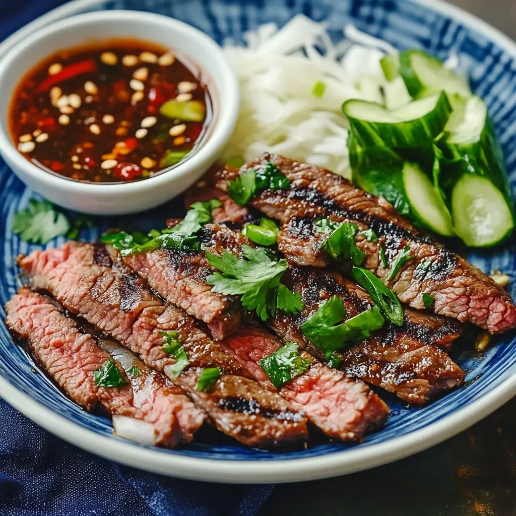 Crying Tiger Beef with Nam Jim Jaew Sauce: A Must-Try!