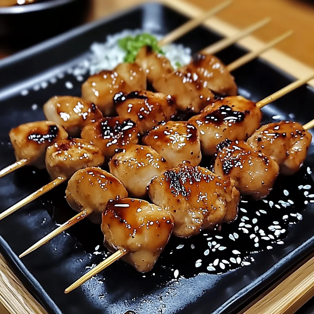 Grilled Chicken Yakitori Skewers: A Flavorful Delight!