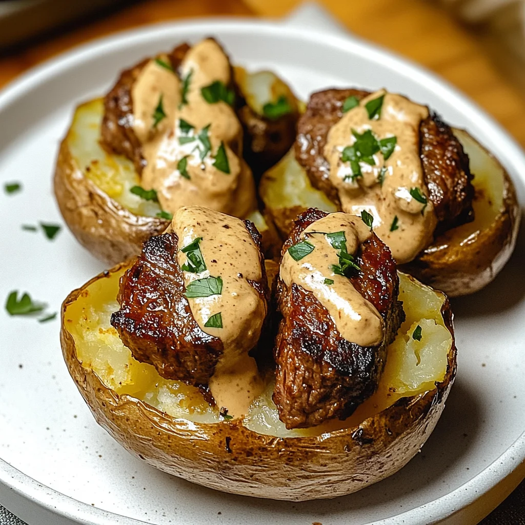 Loaded Baked Potato with Steak Bites: A Delicious Recipe!