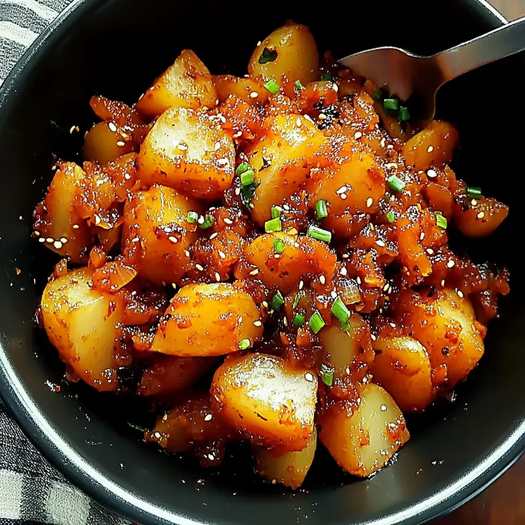 Spicy Kimchi Roasted Potatoes: A Flavorful Delight!
