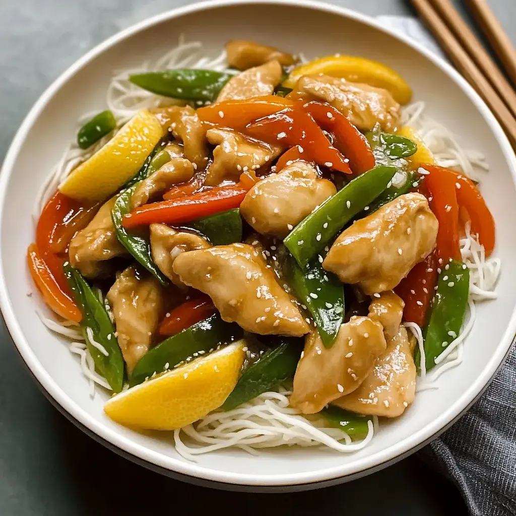 Sticky Lemon Chicken Stir-Fry: Quick and Delicious Recipe!