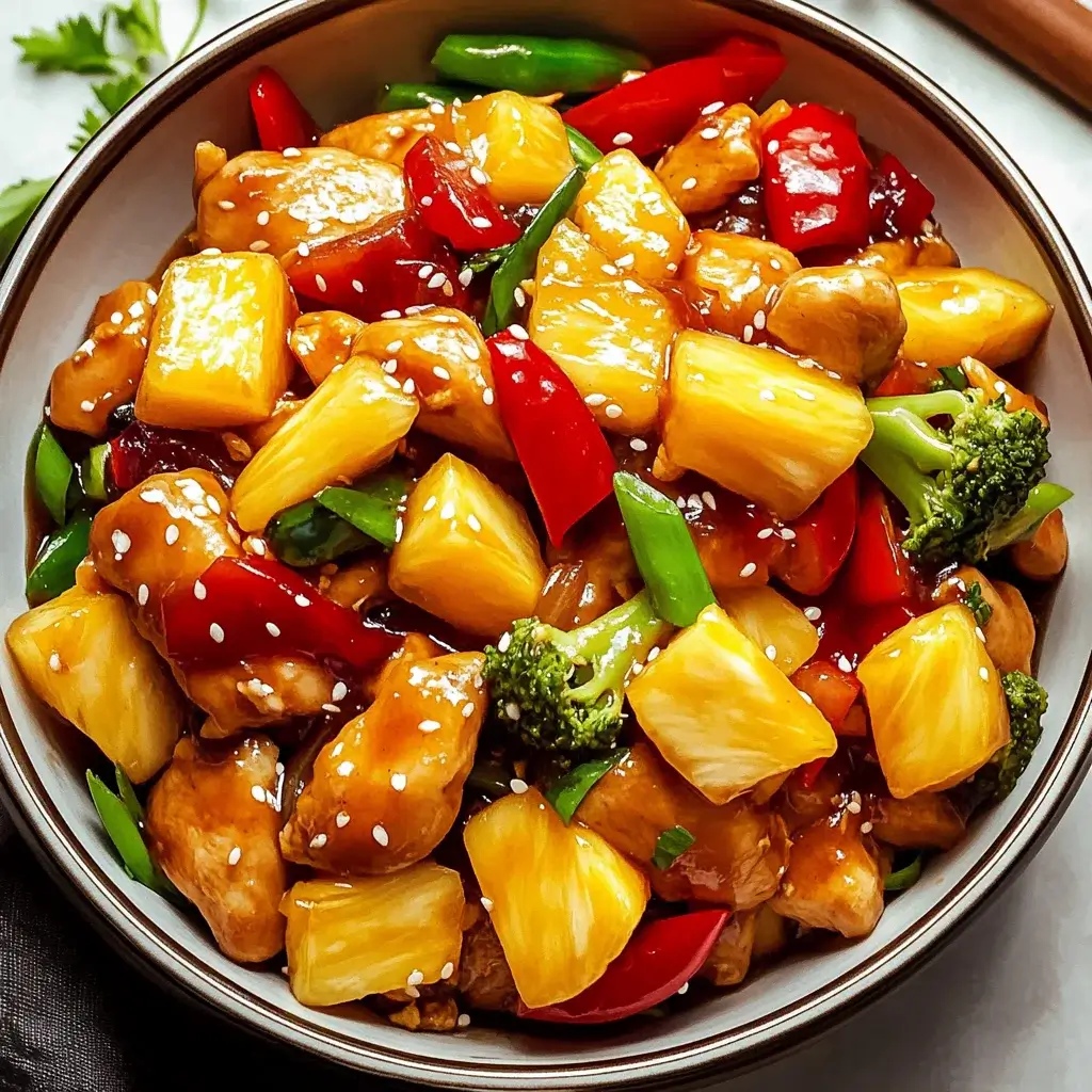 Sweet and Savory Pineapple Chicken Stir-Fry is Delightful!