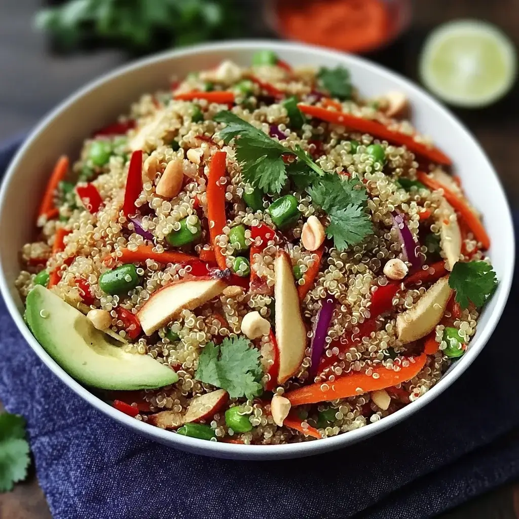 Thai Quinoa Crunch Salad: A Flavorful Healthy Delight